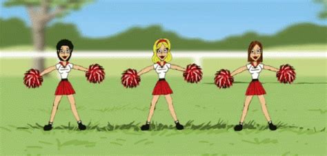 Animated Cheerleader GIFs